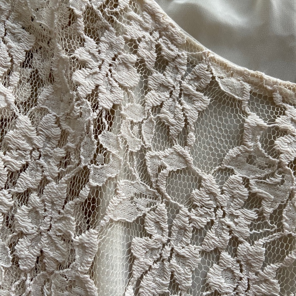 Gorgeous Issi Embroidered Sheer Dressy Tank M - Picture 10 of 12